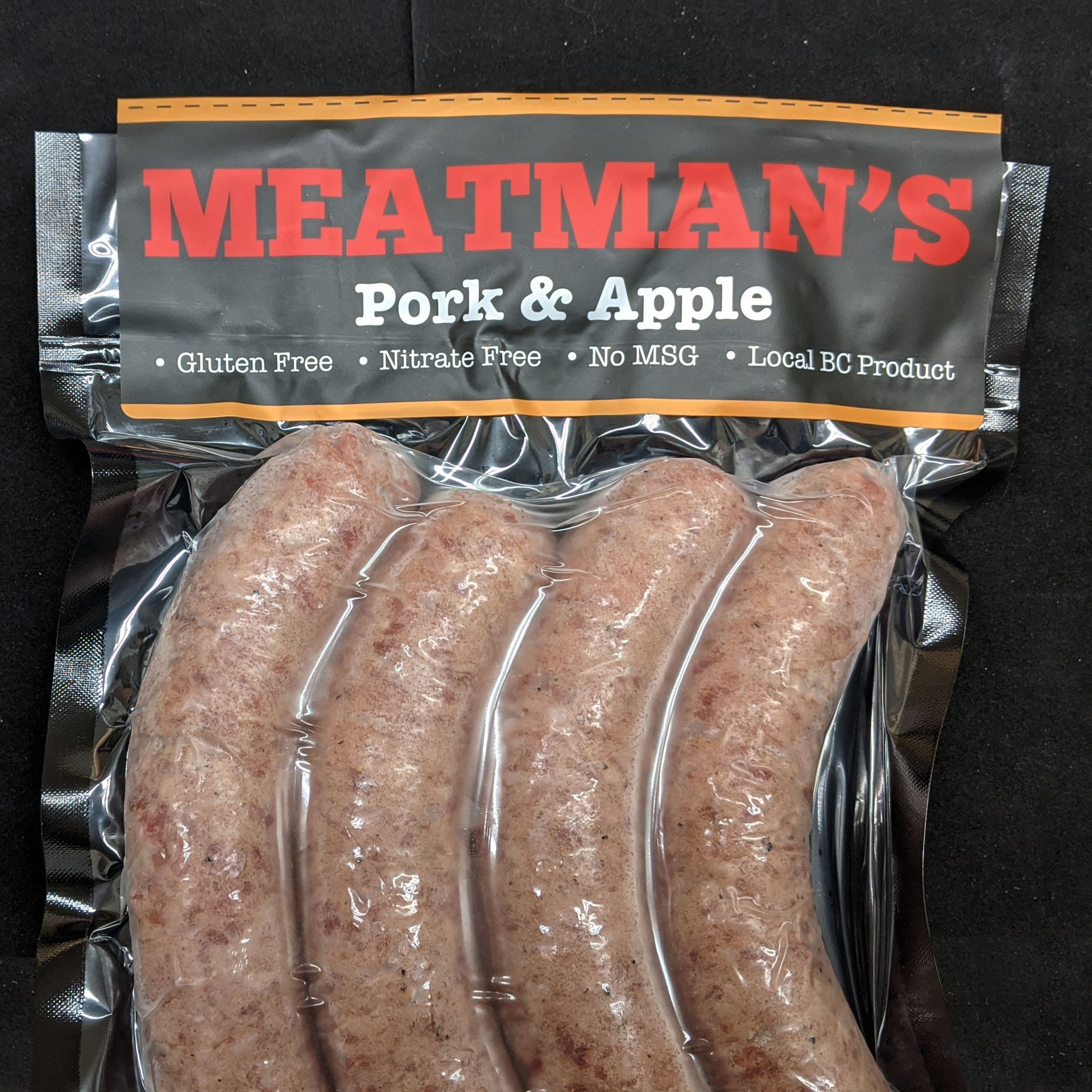 Pork And Apple Sausages Meatmans Products 