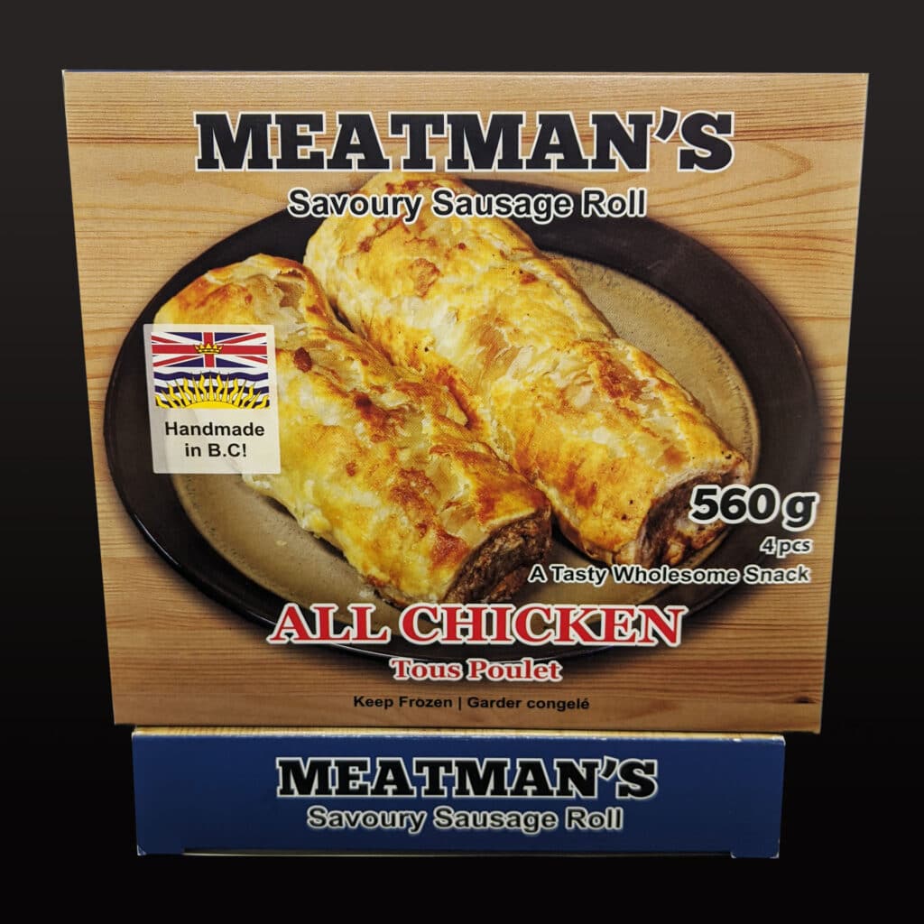 meatmans savoury sausage roll - all chicken