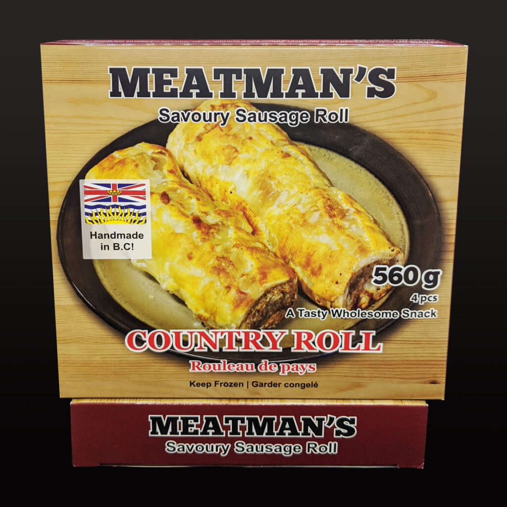 meatmans savoury sausage roll - country roll