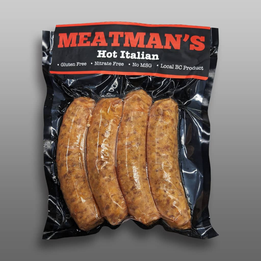 Hot Italian Sausages Product Photo