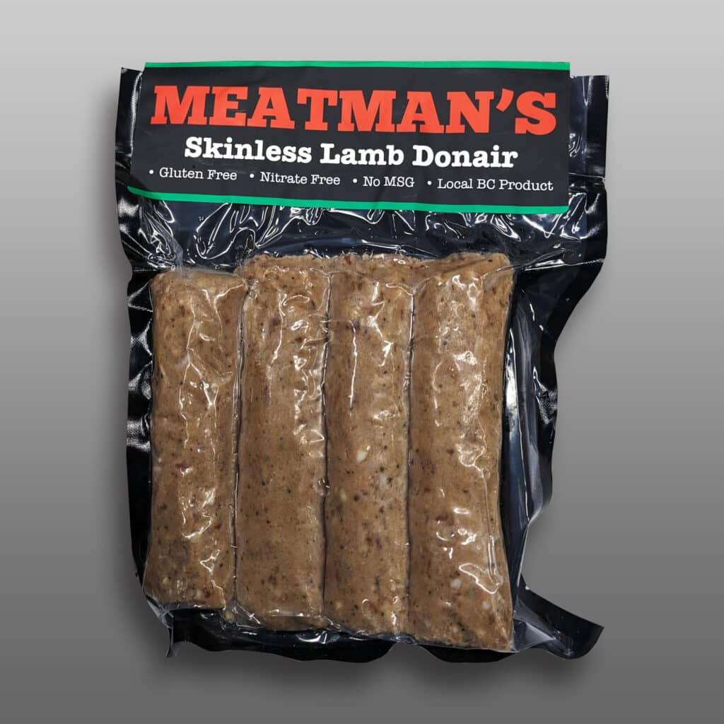 Skinless Lamb Donair Sausages Product Photo