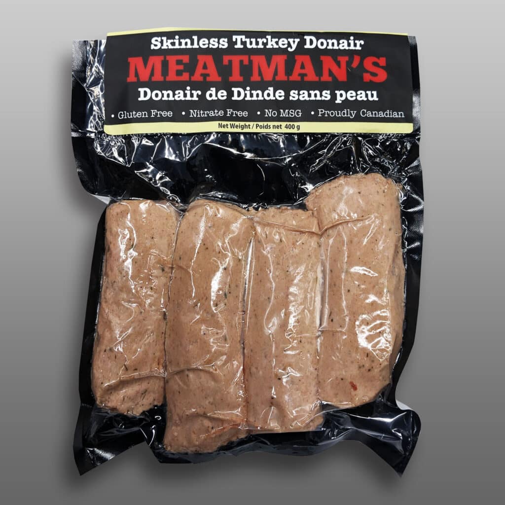 Skinless Turkey Donair Sausages Product Photo