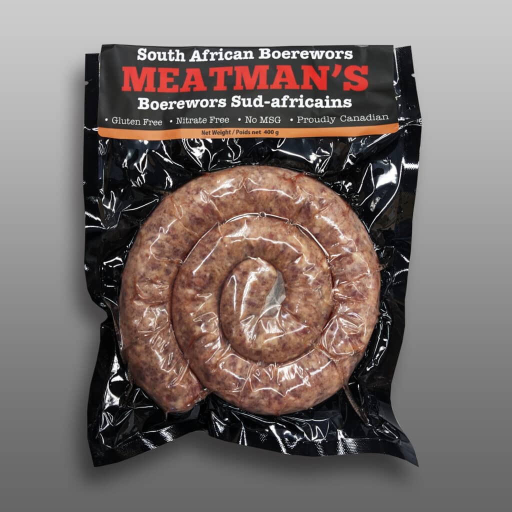 South African Boerewors Sausages Product Photo
