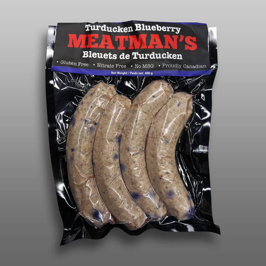 Turducken Blueberry Sausages Product Photo